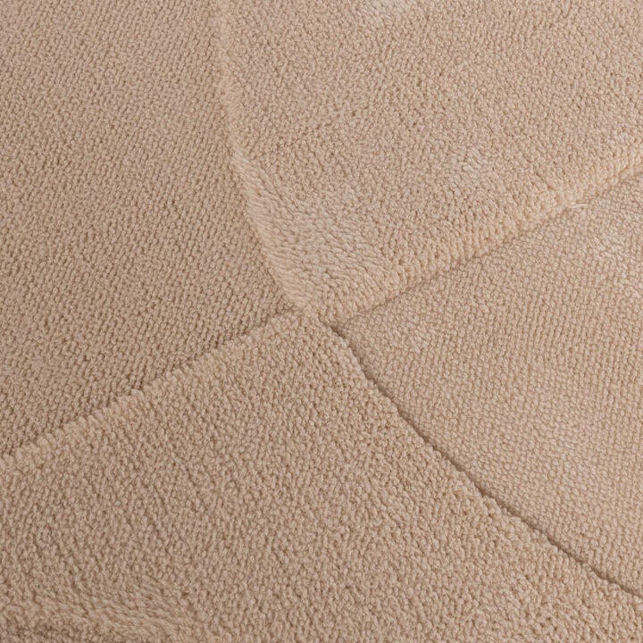 Teppich Wohnzimmer - Charm Circles Beige - 3
