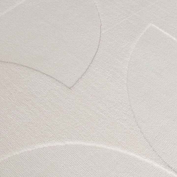 Teppich Wohnzimmer - Charm Circles Weiß - 3