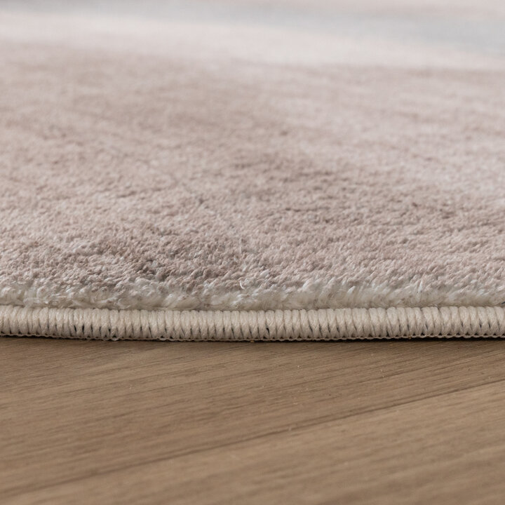 Moderner Teppich Rund - Field Taupe - 5
