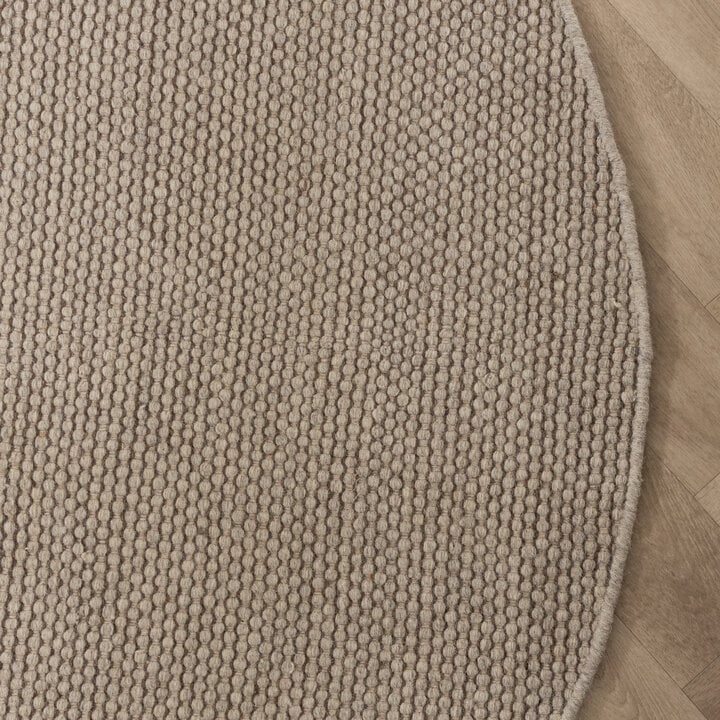 Wollteppich Rund - Bliss Beige Braun - 4
