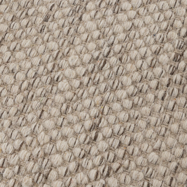 Wollteppich Rund- Bliss Beige Meliert - 3