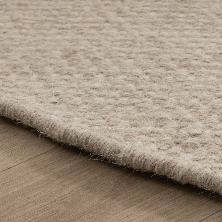 Wollteppich Rund - Bliss Creme Weiß - 5