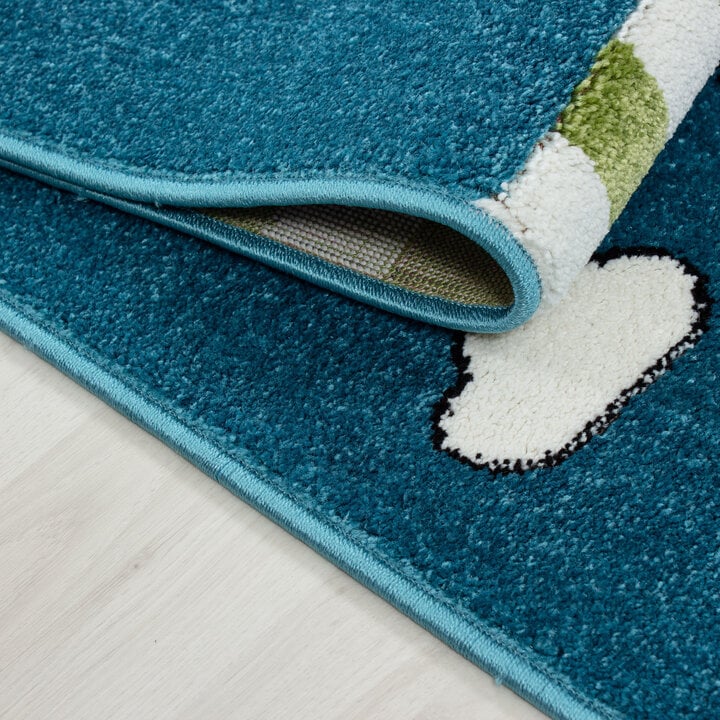Kinderteppich Pirat - Mila Blau/Grün - 5
