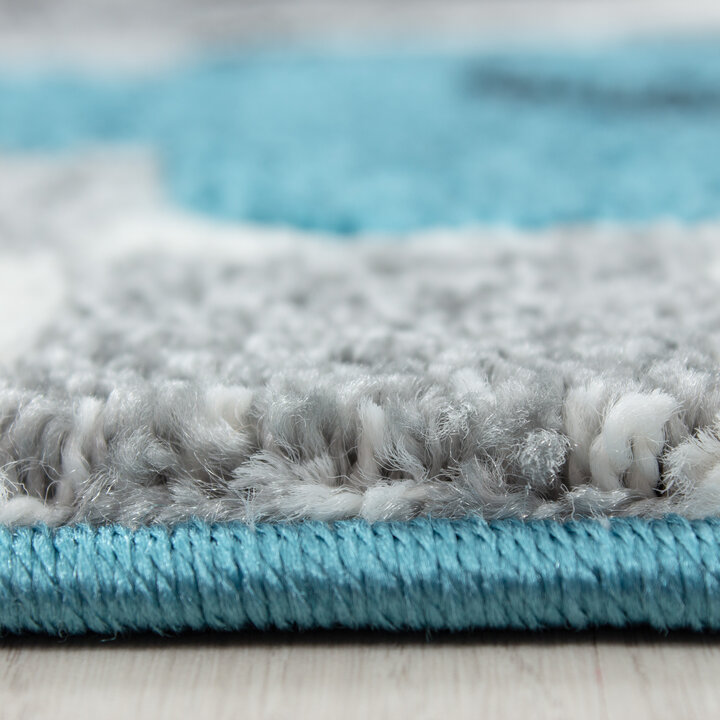 Teppich Kinderzimmer - Mila  Auto Blau - 4