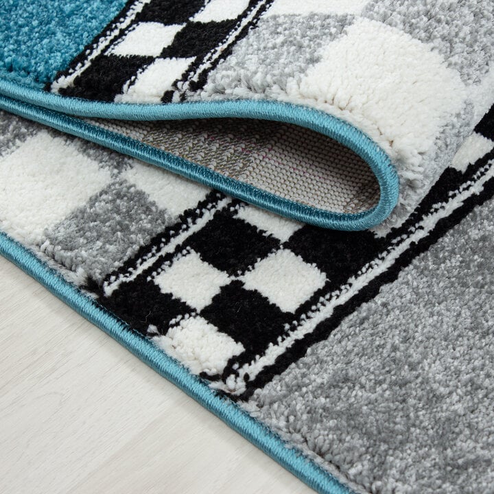 Teppich Kinderzimmer - Mila  Auto Blau - 5