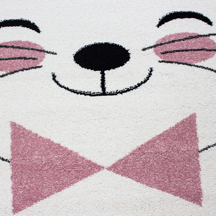 Kinderzimmerteppich - Anna Katze Rosa - 2