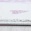 Kinderzimmer Teppich - Anna Elefant Regenschirm Rosa - thumbnail 4