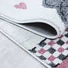 Kinderzimmer Teppich - Anna Elefant Regenschirm Rosa - thumbnail 5