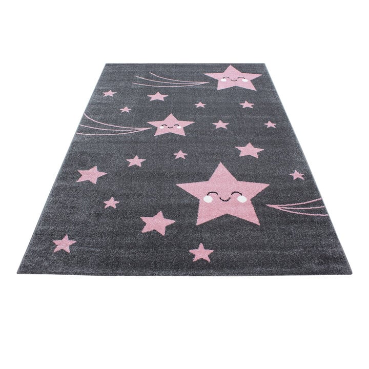 Kinderteppich - Anna Sterne Rosa - 1