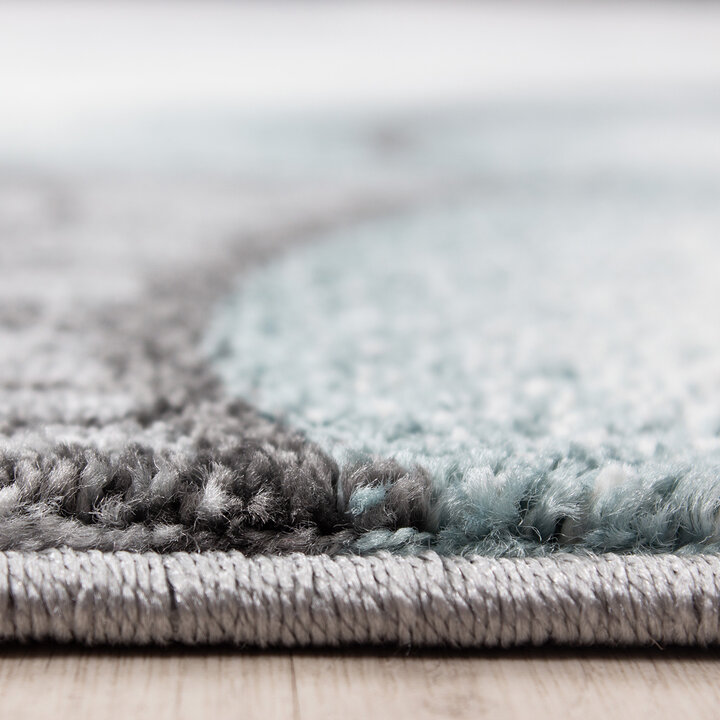 Teppich Kinderzimmer Rund - Anna Bär Blau - 2