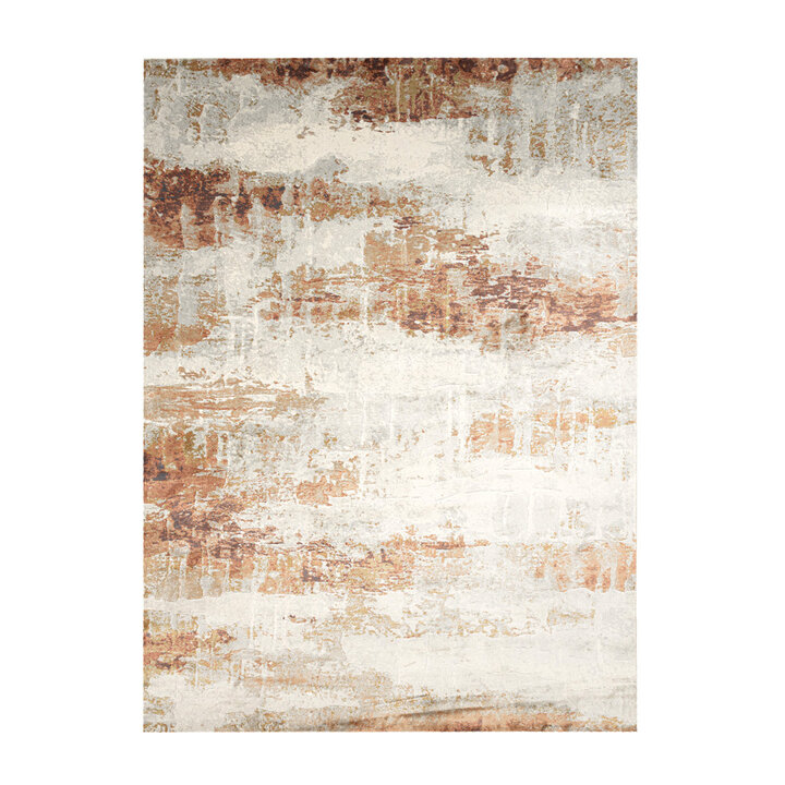 Designer Teppich - Marnix Grunge Creme Terrakotta - 1