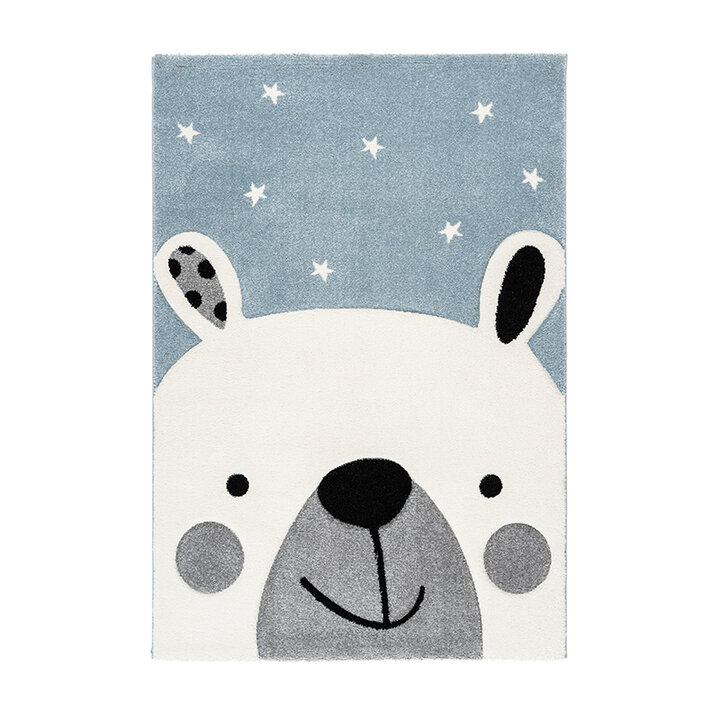 Teppich Kinderzimmer - Atlantic Bär Blau - 2