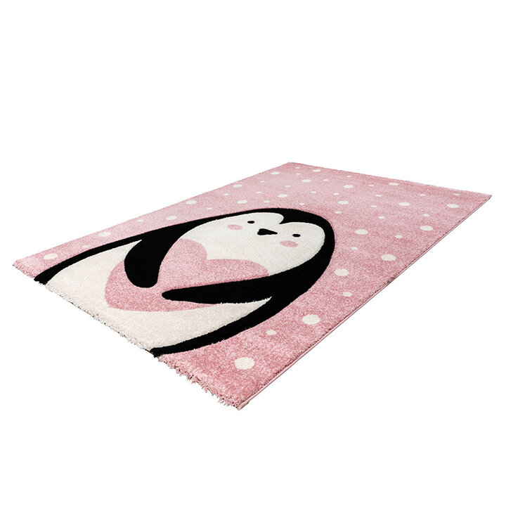 Kinderzimmer Teppich - Atlantic Pinguin Rosa - 2
