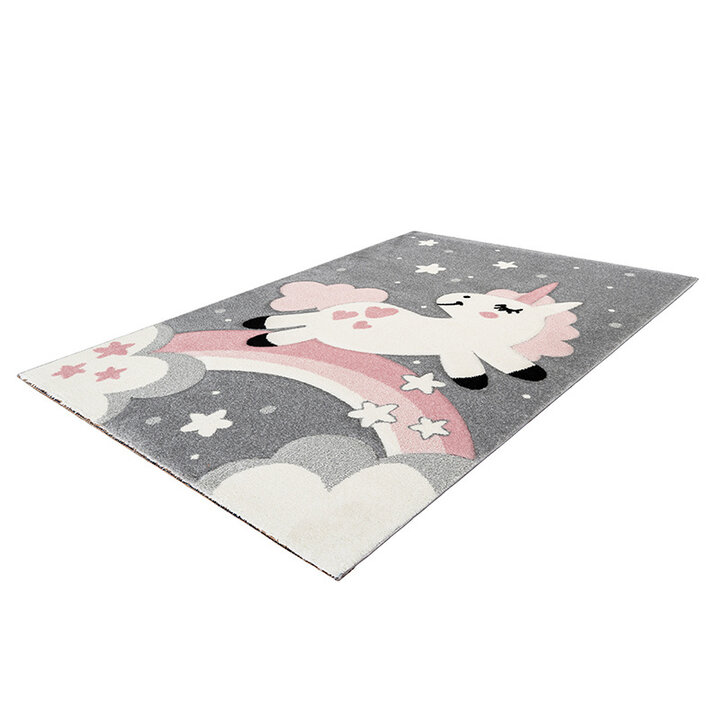 Kinderzimmer Teppich - Atlantic Einhorn Rosa - 1