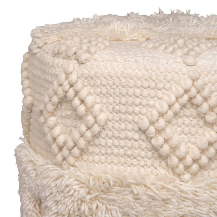 Boho Hocker - Basai 125 Creme - 2