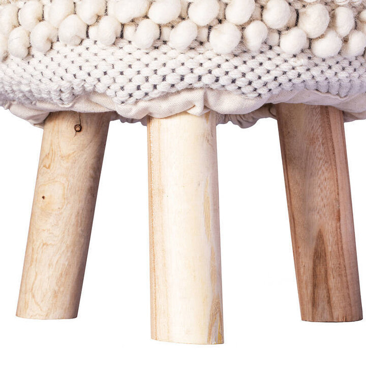 Boho Hocker - Basai 325 Creme - 3