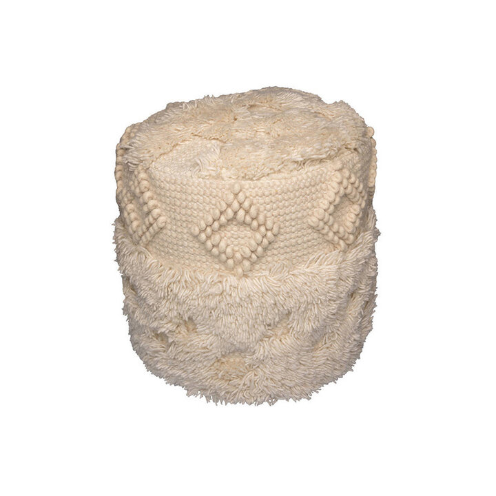 Boho Pouf - Basai 125 Creme - 2
