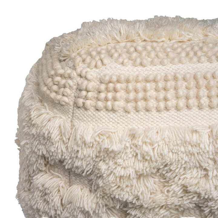 Boho Hocker Würfel - Basai 125 Creme - 3