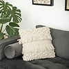 Boho Kissen Quadratisch - Basai 325 Creme - thumbnail