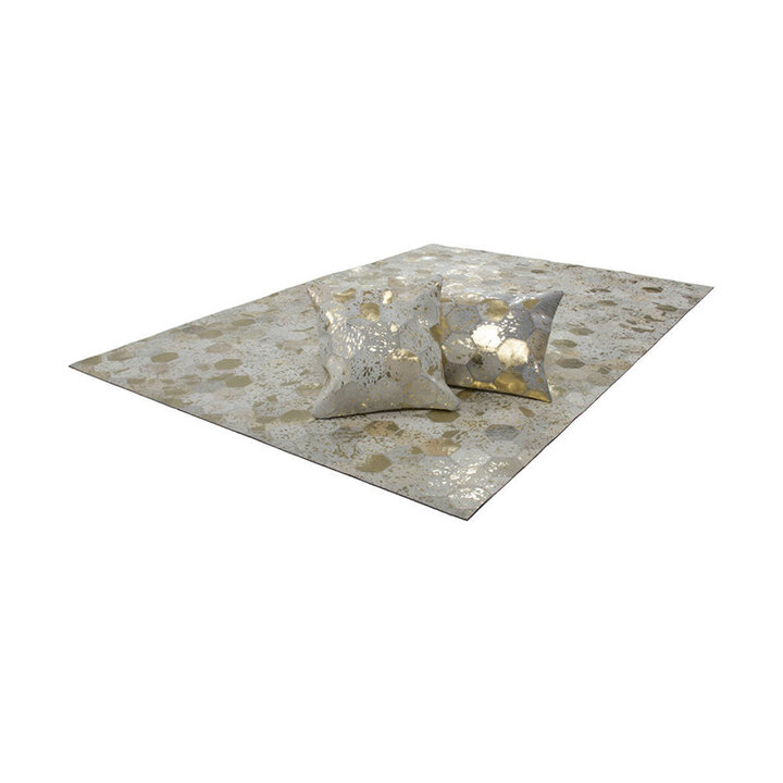 Leder Kissen - Soul 210 Elfenbein Gold - 1