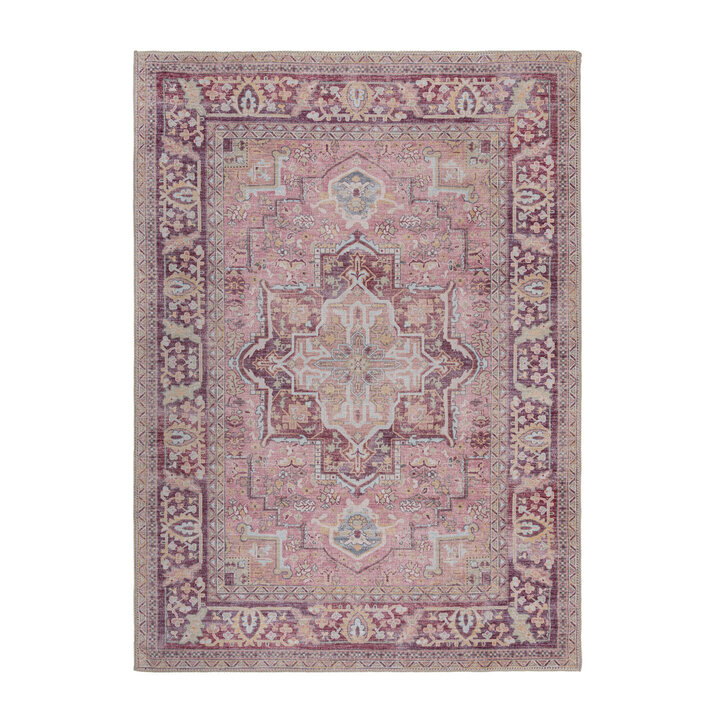 Waschbarer Teppich - Reido Traditional Rosa - 1