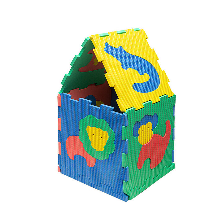 Foam Puzzlematte - Sam Safari Bunt - 3