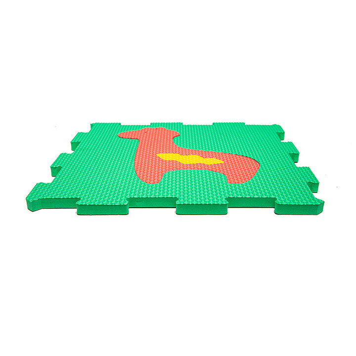 Foam Puzzlematte - Sam Safari Bunt - 6