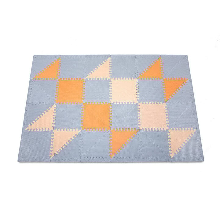 Foam Puzzlematte - Joy Hygge Grau/Terrakotta - 5