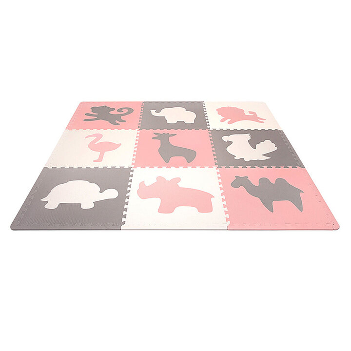 XL Foam Puzzlematte - Lio Afrika Rosa - 4