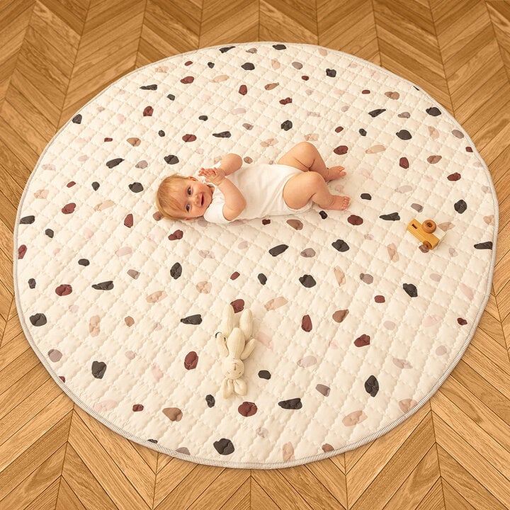 Spielteppich Baby Rund - Noa Konfetti Bunt - 2