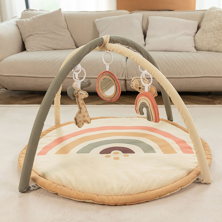 Babygym Spielmatte - Jungle Regenbogen Bunt - 1