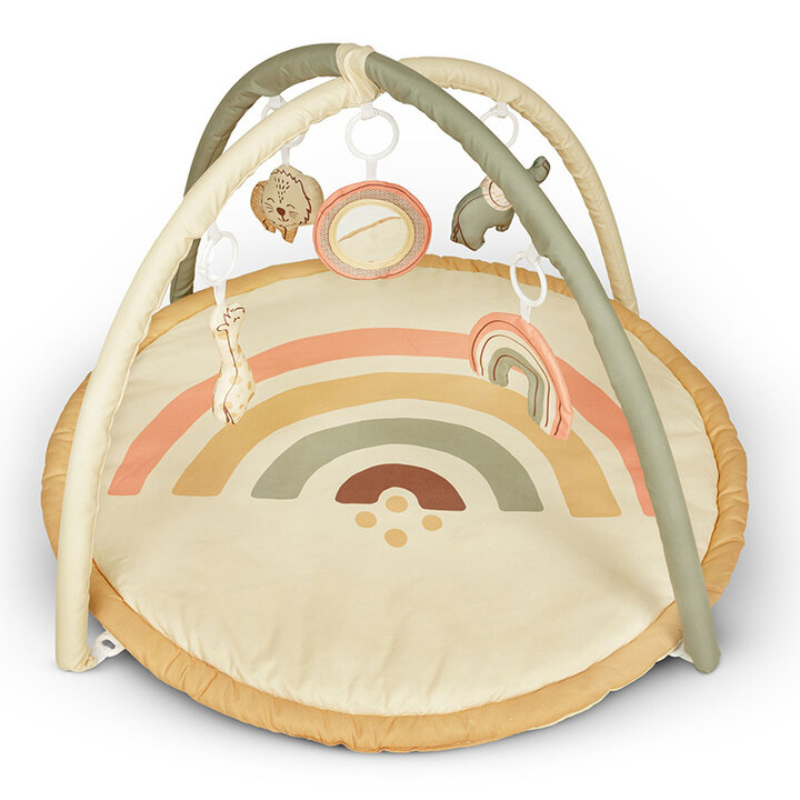 Babygym Spielmatte - Jungle Regenbogen Bunt - 4