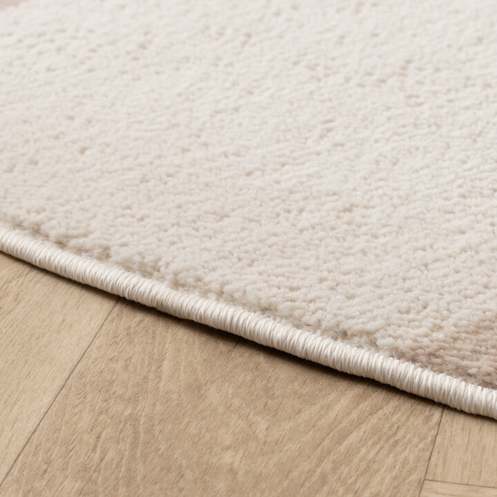 Skandinavischer Teppich Rund - Aurora Shapes Beige - 5
