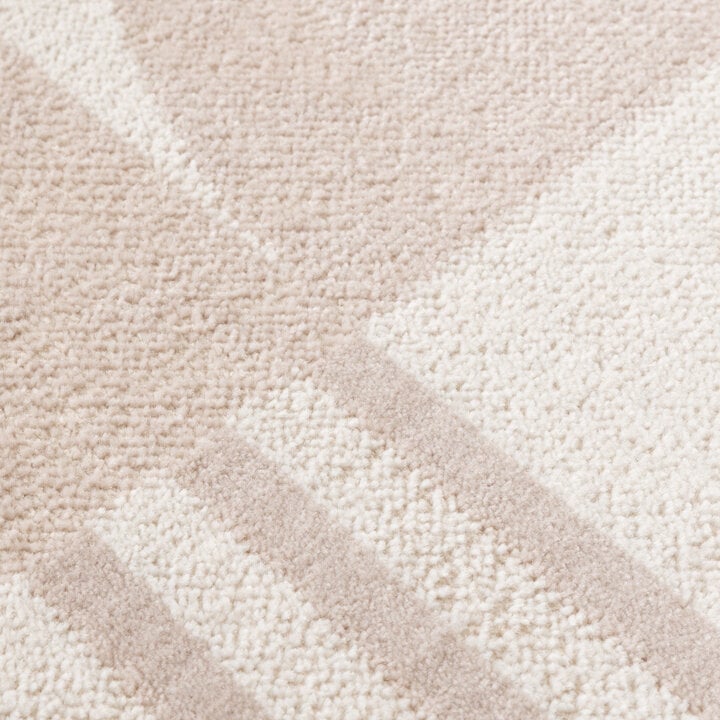 Skandinavischer Teppich Rund - Aurora Circles Beige - 3