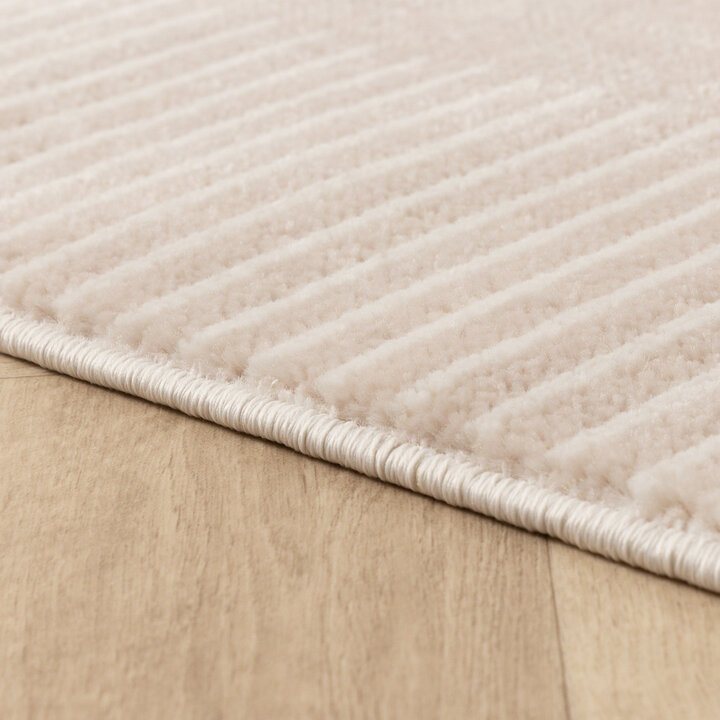 Skandinavischer Teppich - Aurora Shapes Beige - 5