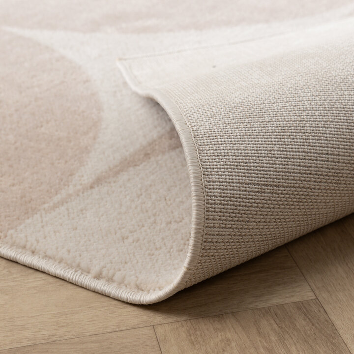 Skandinavischer Teppich - Aurora Circles Beige - 6