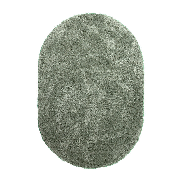 Shaggy Teppich Oval - Blaze Grün - 1