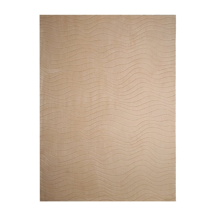 Teppich Wohnzimmer - Charm Waves Beige - 1