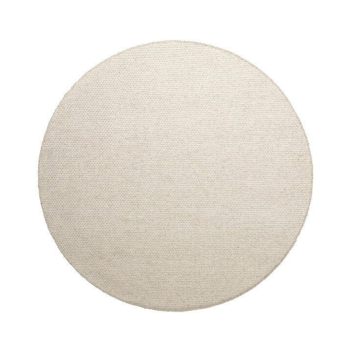 Wollteppich Rund - Bliss Creme Weiß - 1