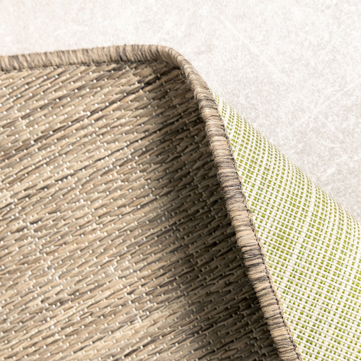 In- & Outdoor Teppich Rund - Malta Melange Natur - 7
