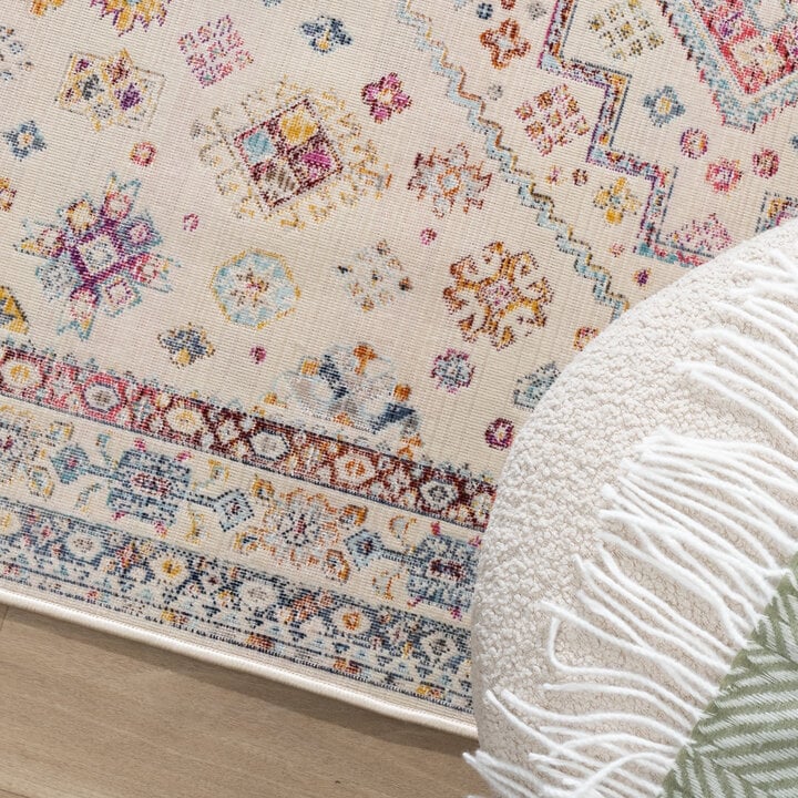 Boho Teppich - Joya Medaillon Bunt - 2