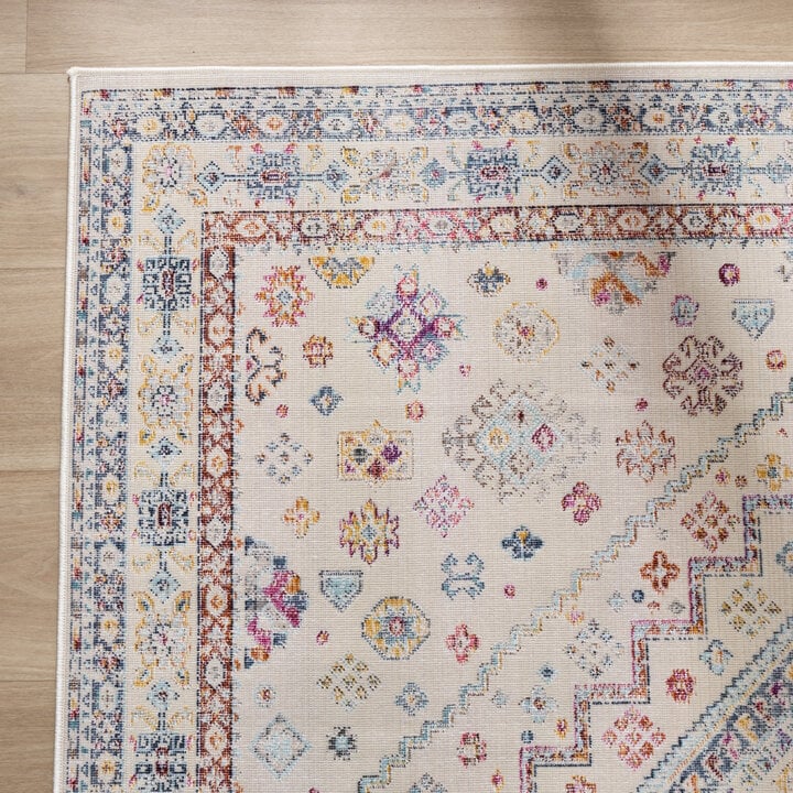 Boho Teppich - Joya Medaillon Bunt - 4