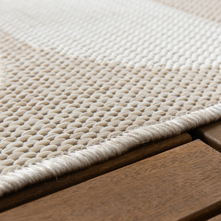 Outdoor Teppich - Capri Circles Beige Creme  - 5