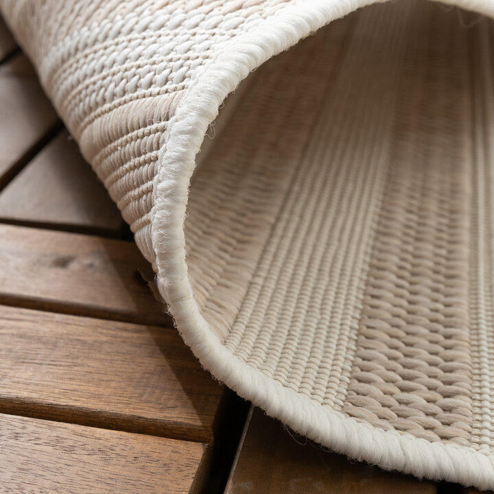 Outdoor Teppich - Capri Curves Beige Creme - 6
