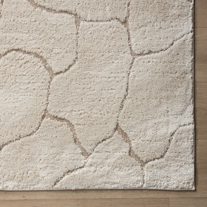 Teppich Wohnzimmer - Yune Stone Creme - 4