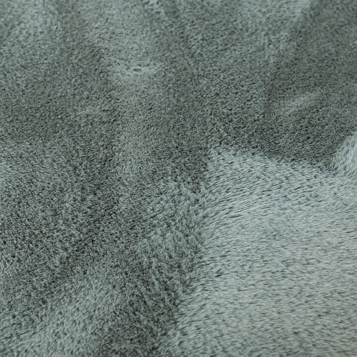 Flauschiger Teppich Rund - Cozy Grün - 3