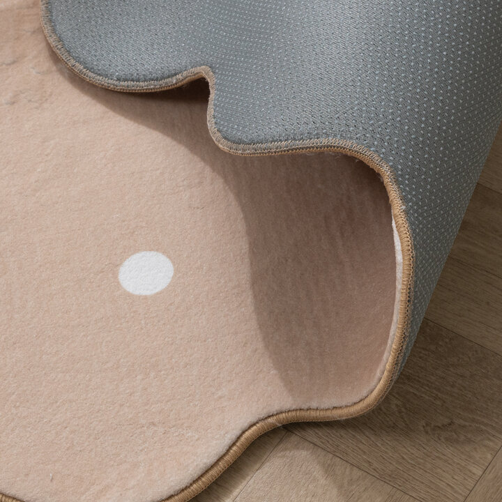Teppich Kinderzimmer - Cloudy Dots Beige - 6