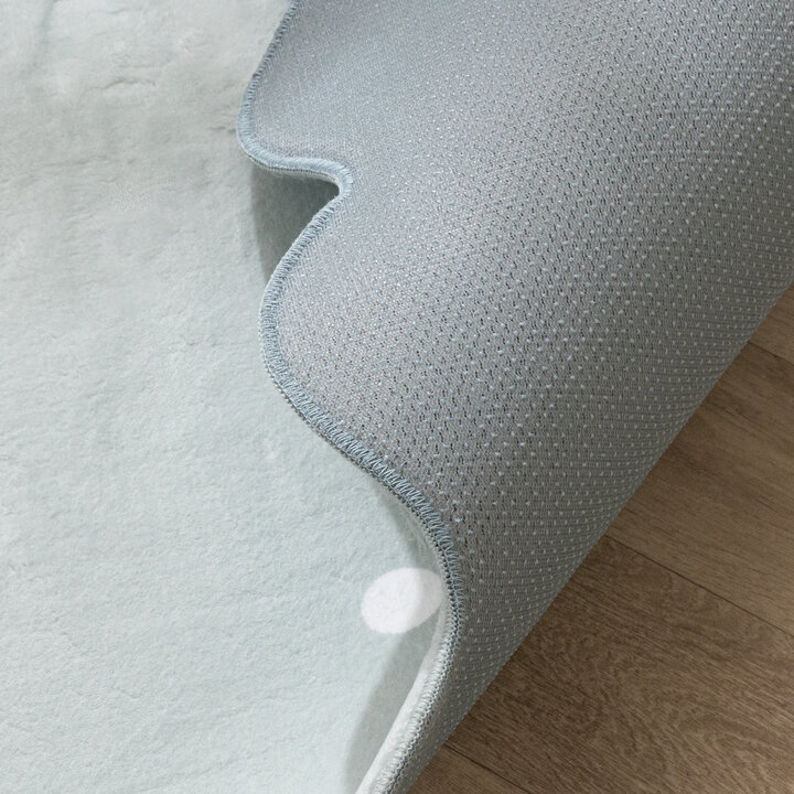 Teppich Kinderzimmer - Cloudy Dots Minze - 6