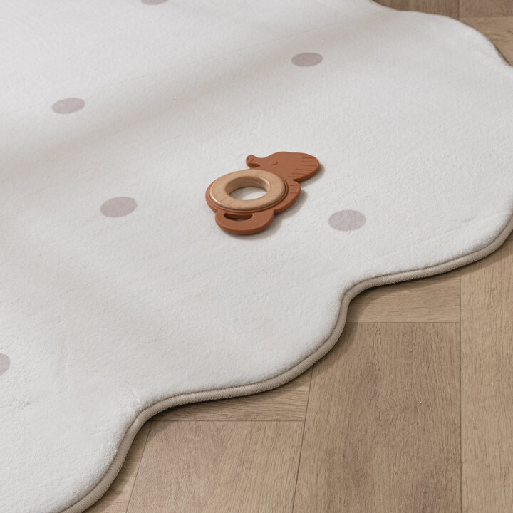 Teppich Kinderzimmer - Cloudy Dots Weiß - 5