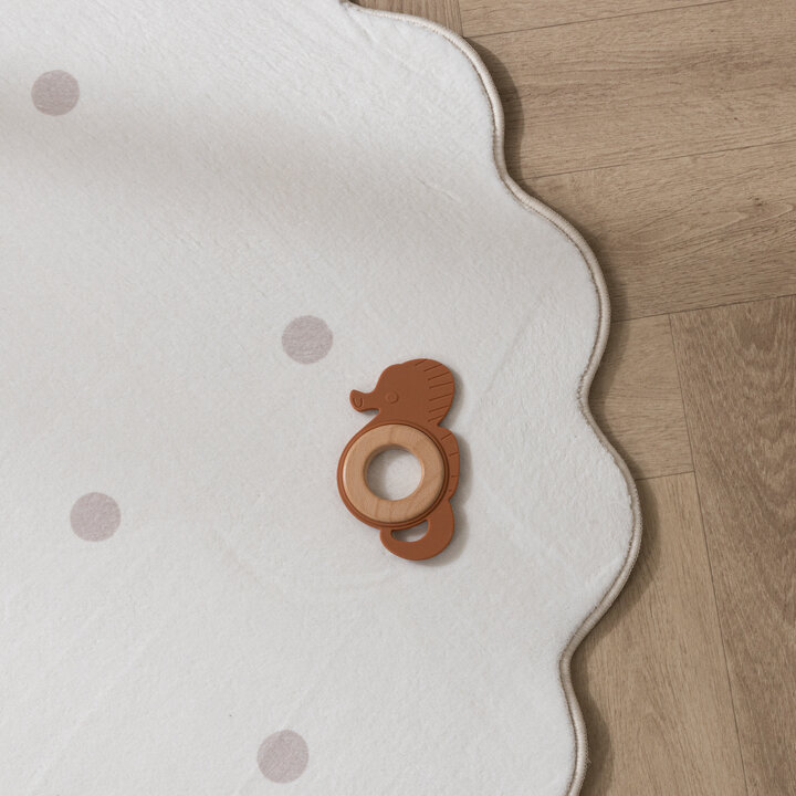 Teppich Kinderzimmer Rund - Cloudy Dots Weiß - 4